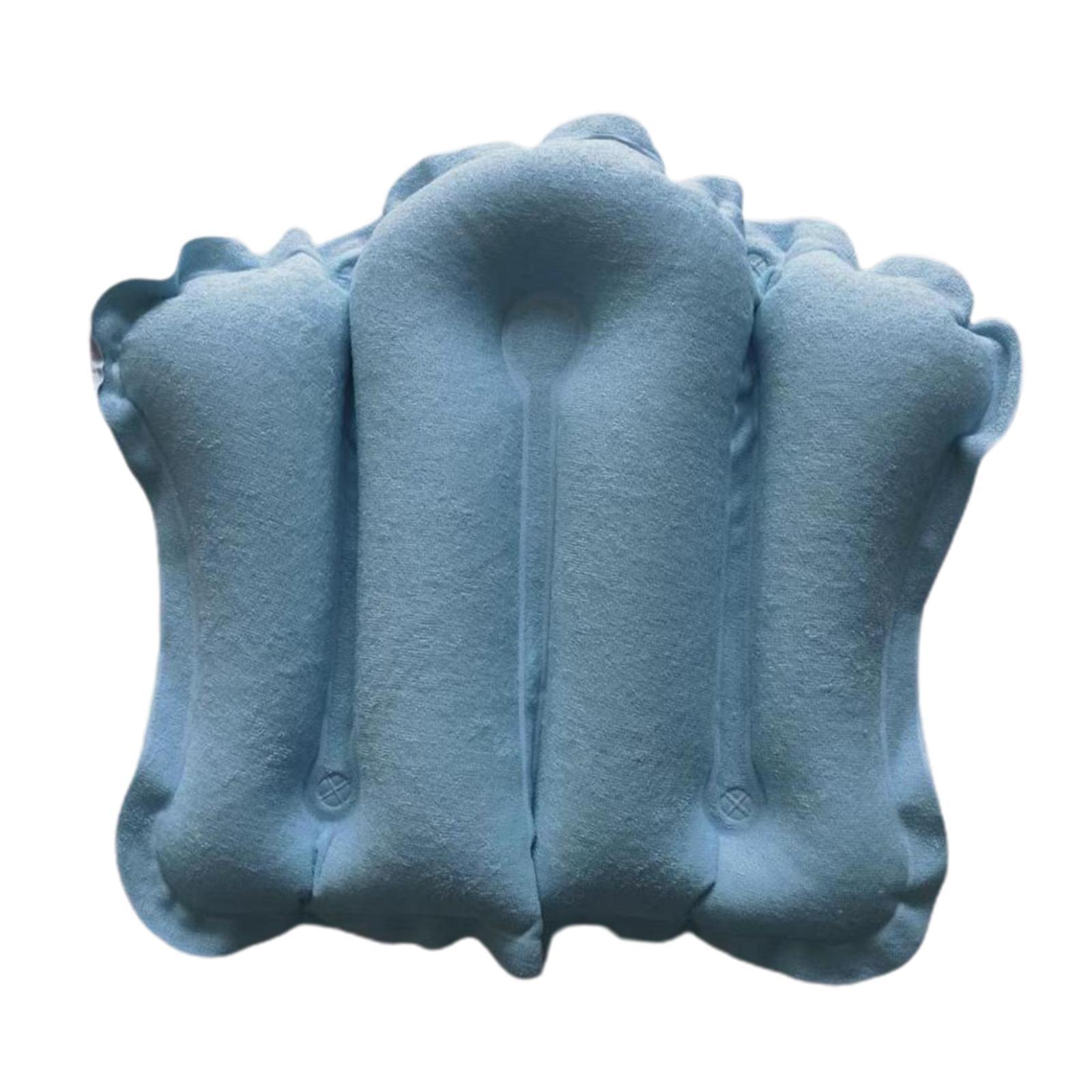 Bathtub Pillow Inflatable - Aufblasbares Badekissen, schnell trocknendes Badekissen, rutschfestes