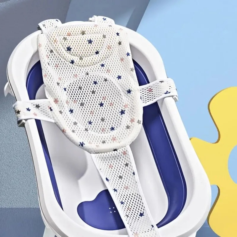 Bathtub Pillow Inflatable - Baby-Badewannenkissen, Neugeborenen-Badewannenmatte, Säuglings-Badewannenunterlage, Baby-Badewannenkissen, Rutschfester Schwimmender