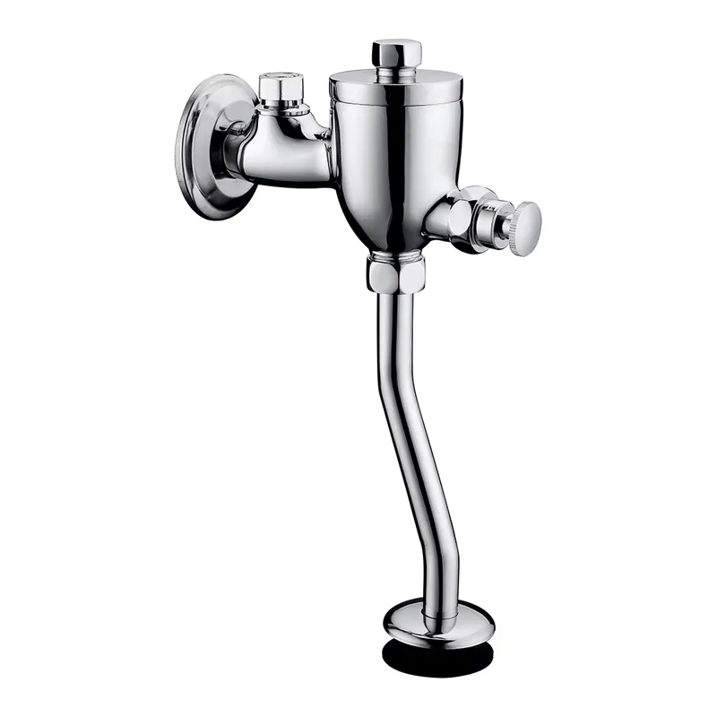 Home Bathroom Fittings - Modernes Massives Messing-Toilettenspülventil, Verchromt, Badezimmerzubehör, Langlebige