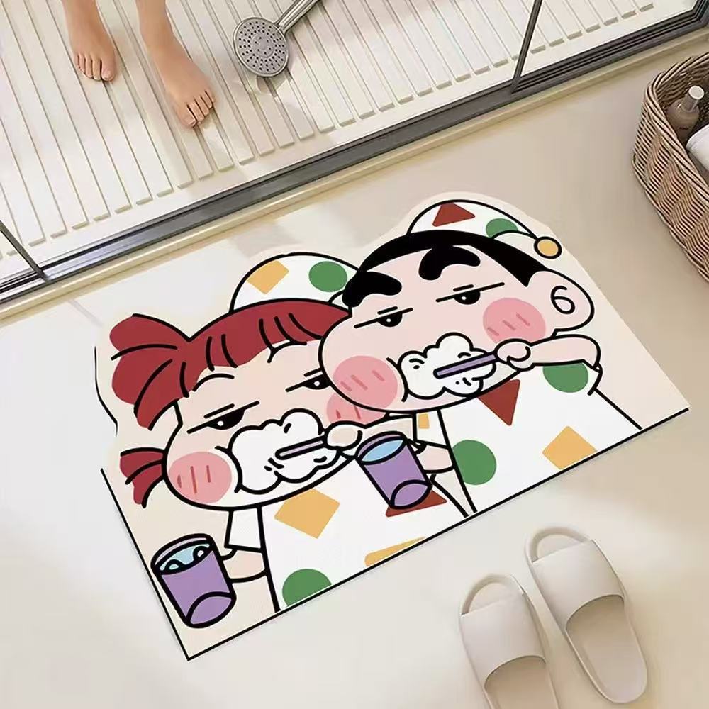 Home Bathroom Carpet - Duschraum-Wasseraufnahmematte, schnelltrocknend, modische Geschenke für Zuhause