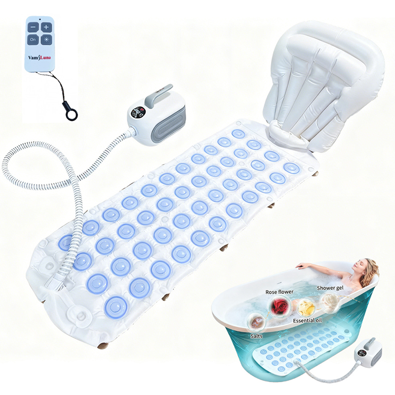 Spa-Bubladenbad-Massagegerät,  – Bathtub Pillow Inflatable Bewertung und Preis