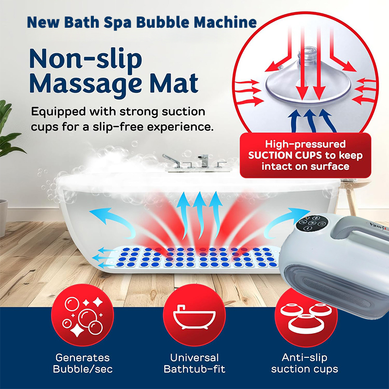 Spa-Bubladenbad-Massagegerät,  – Bathtub Pillow Inflatable Bewertung und Preis