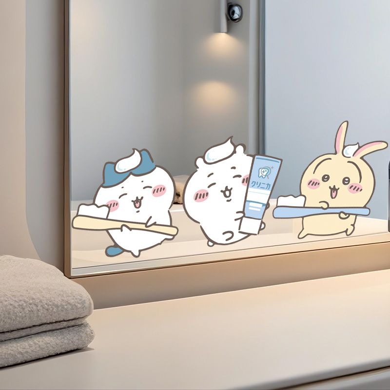 Heiße Chiikawa Spiegelaufklebe – Home One Bathroom Bewertung und Preis