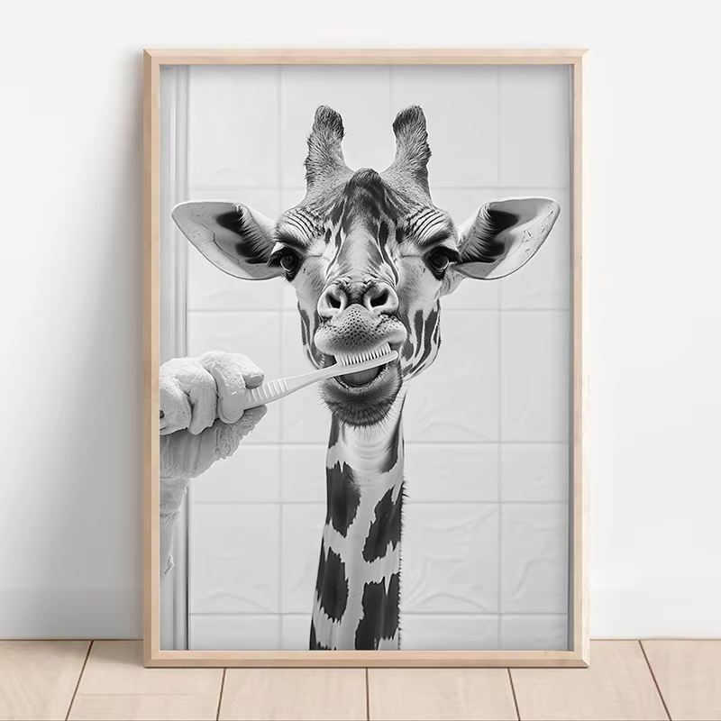 Schwarz-weißes, lustiges Badez – Home Bathroom Images Bewertung und Preis