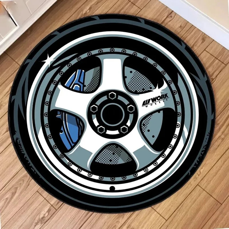 VIKAMA Auto-Naben-Rundteppich, – Home Bathroom Carpet Bewertung und Preis