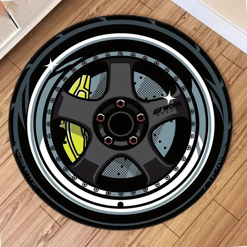 VIKAMA Auto-Naben-Rundteppich, – Home Bathroom Carpet Bewertung und Preis