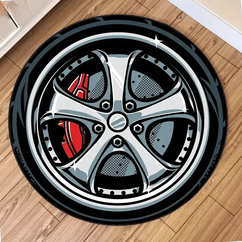 VIKAMA Auto-Naben-Rundteppich, – Home Bathroom Carpet Bewertung und Preis