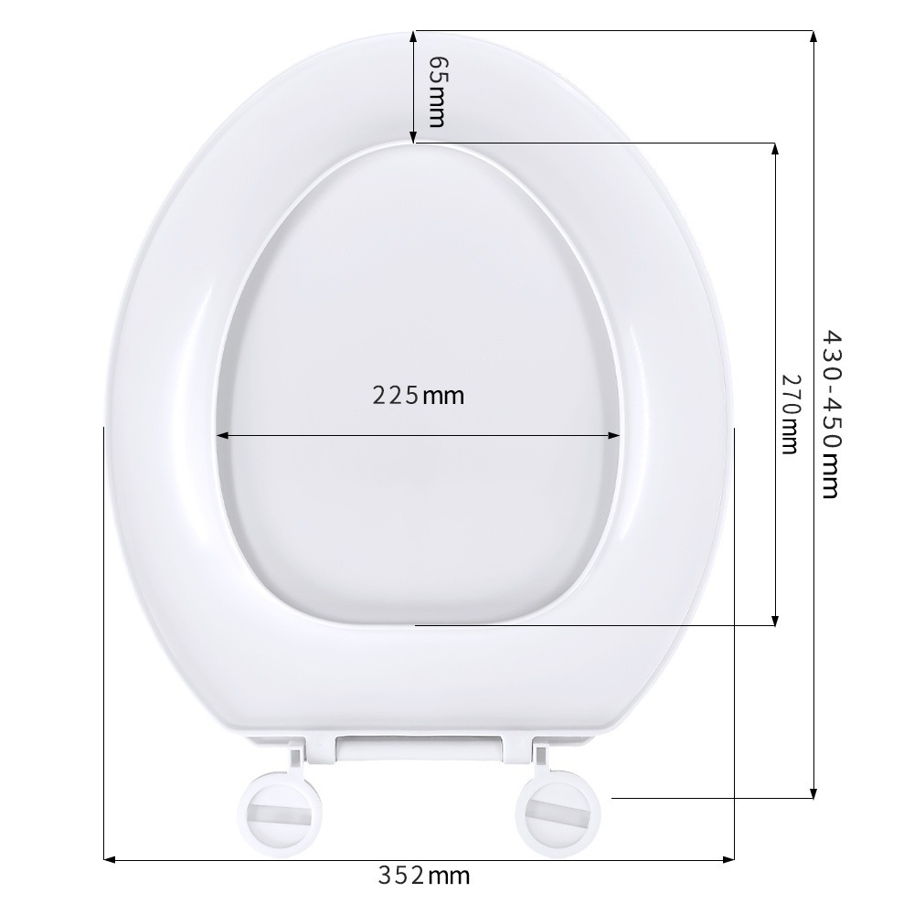 Verstärkter Soft-Close Toilett – Home Bathroom Fittings Bewertung und Preis