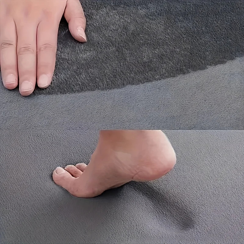 Einfarbige Verdickte Flanell-C – Home Bathroom Carpet Bewertung und Preis