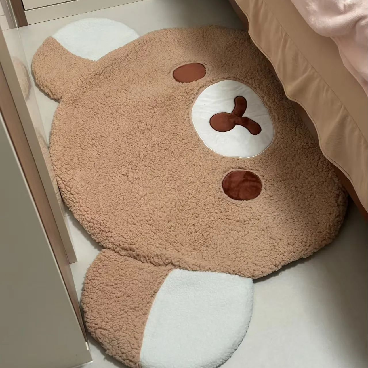 Cartoon Rilakkumas Plüsch Tepp – Home Bathroom Carpet Bewertung und Preis