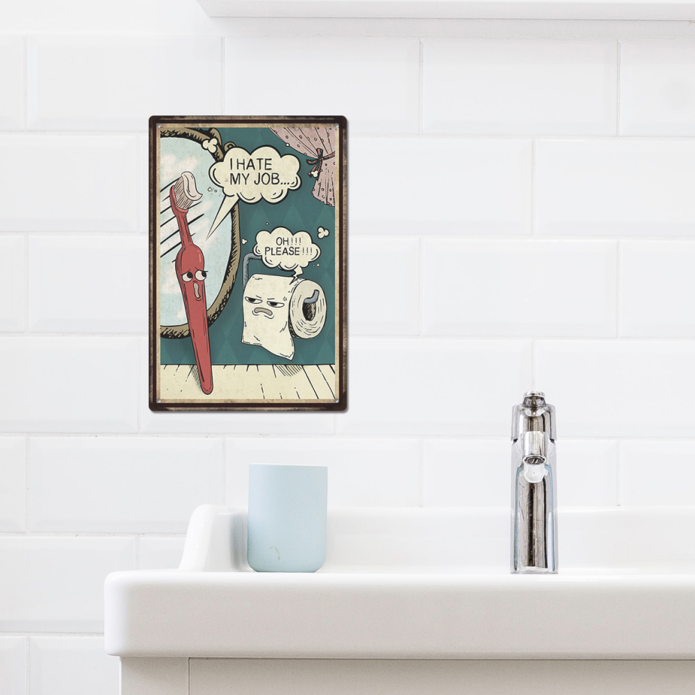 Putuo Dekoratives Vintage Meta – Home Bathroom Dimensions Bewertung und Preis