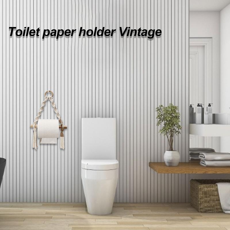 Hand gewebte hölzerne Toilette – Home Bathroom Paper Towel Dispenser Bewertung und Preis