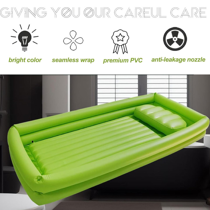 Nacht bett medizinische Badewa – Bathtub Pillow Inflatable Bewertung und Preis