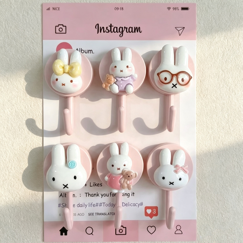 Niedlicher Miffy Selbstklebend – Home Edit Bathroom Organizer Bewertung und Preis