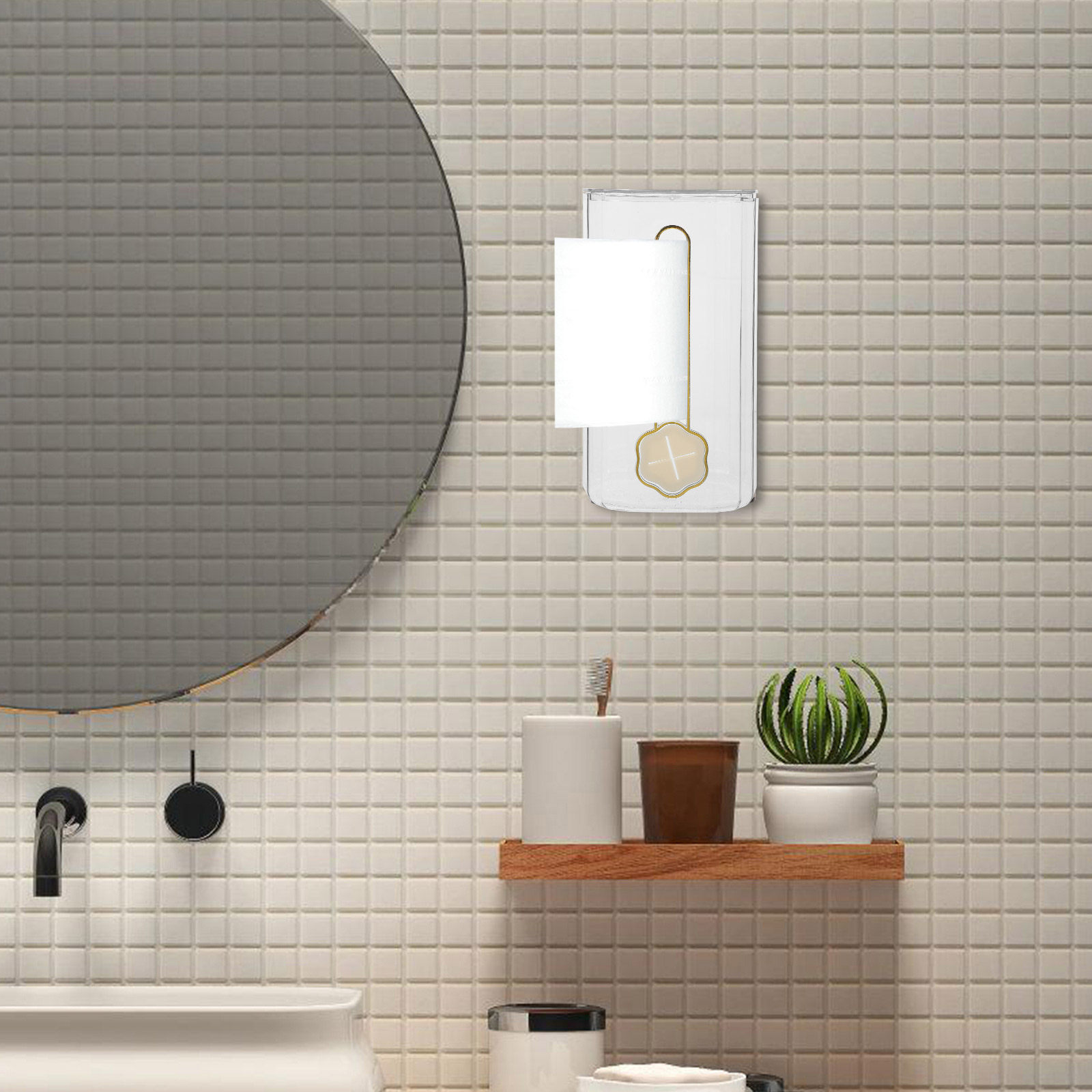 Wandmontierter Taschentuchhalt – Home Bathroom Paper Towel Dispenser Bewertung und Preis