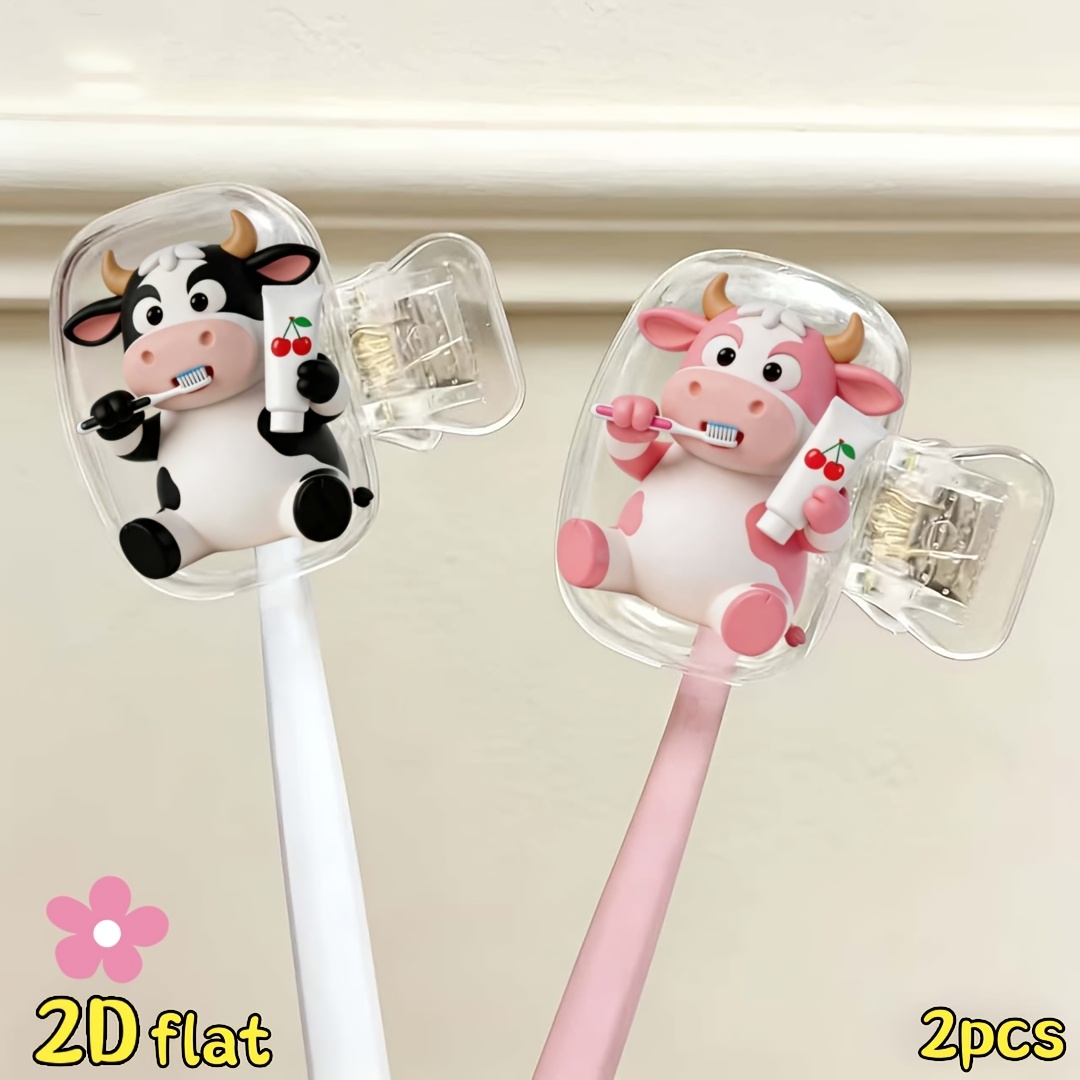 2 Stück Kuh-Zahnbürstenhalter, – Home Essentials Bathroom Organizer Bewertung und Preis