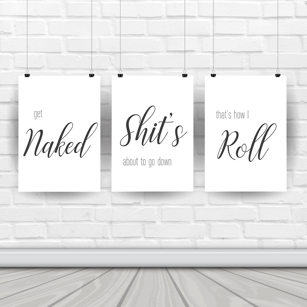 Wand Kunst Leinwand Malerei Lu – Home Bathroom Rules Bewertung und Preis