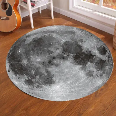 Galaxy Earth Moon Runder Teppi – Home Bathroom Carpet Bewertung und Preis