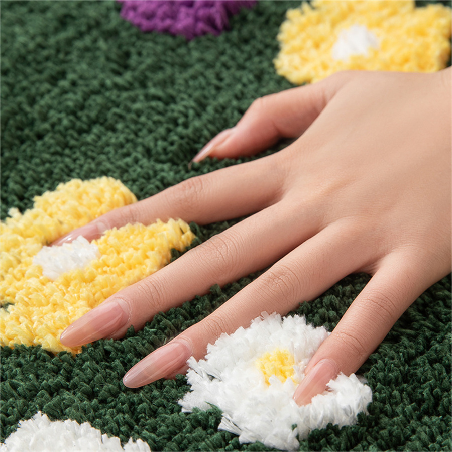 60x120cm Unregelmäßige Blumen- – Home Bathroom Carpet Bewertung und Preis