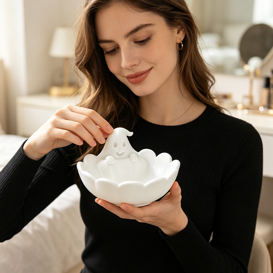 Mattweißes 3D-Schmucktablett i – Home Essentials Bathroom Organizer Bewertung und Preis