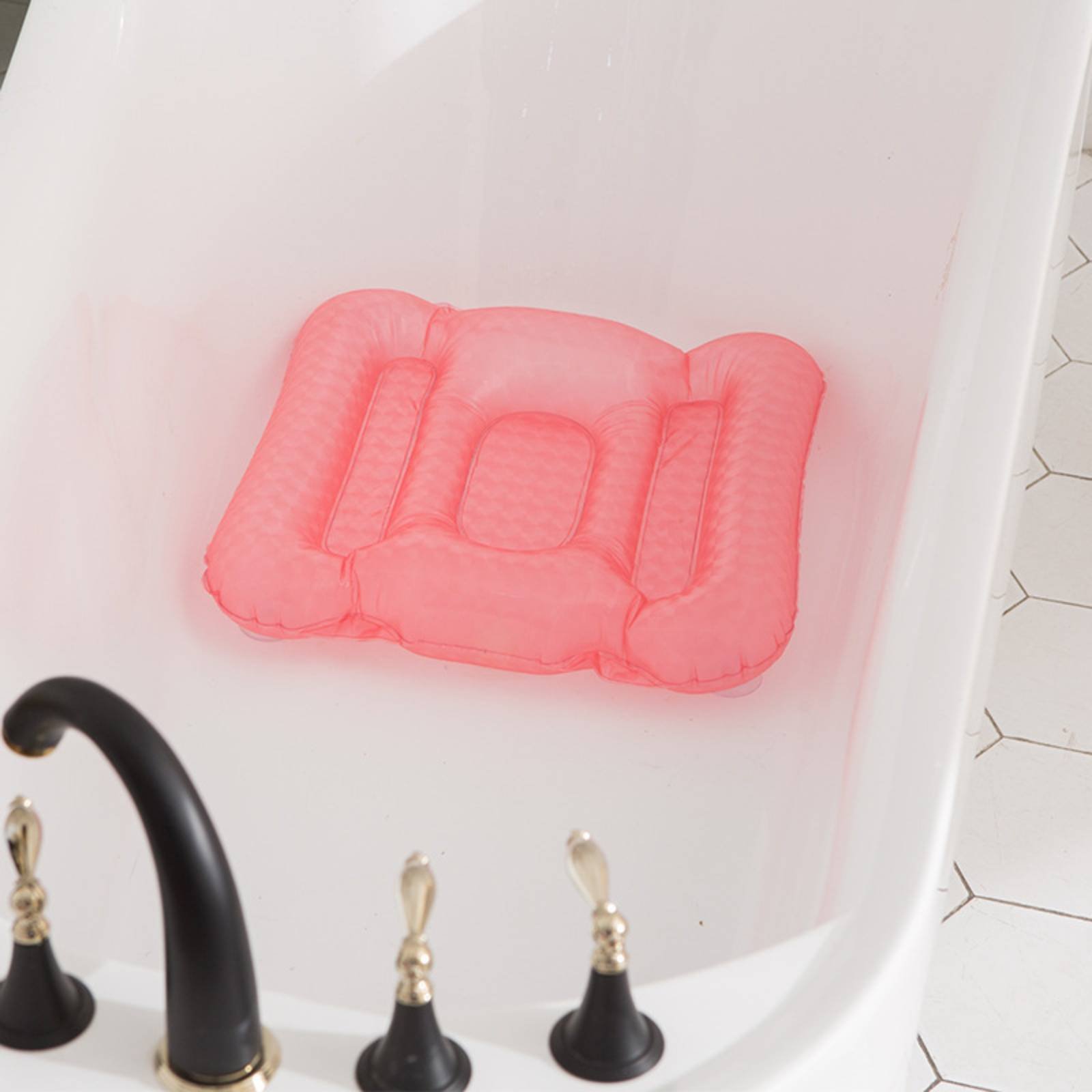 Badewannen-Booster-Pad mit Sch – Bathtub Pillow Inflatable Bewertung und Preis