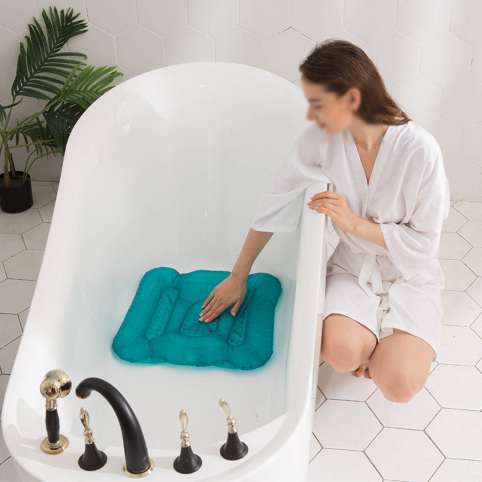 Badewannen-Booster-Pad mit Sch – Bathtub Pillow Inflatable Bewertung und Preis