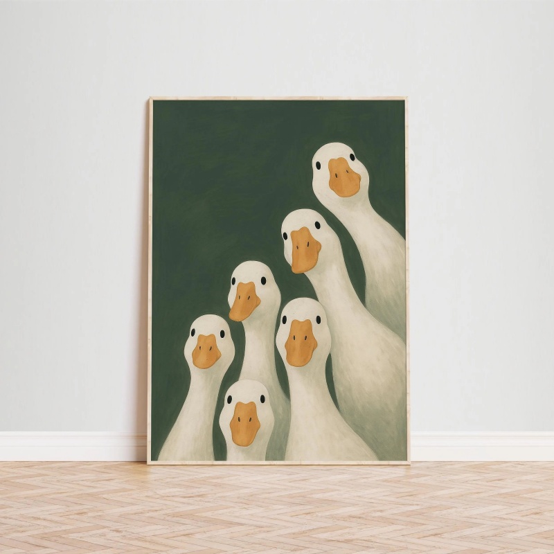 Enten- und Gänse-Poster, lusti – Home Bathroom Painting Ideas Bewertung und Preis
