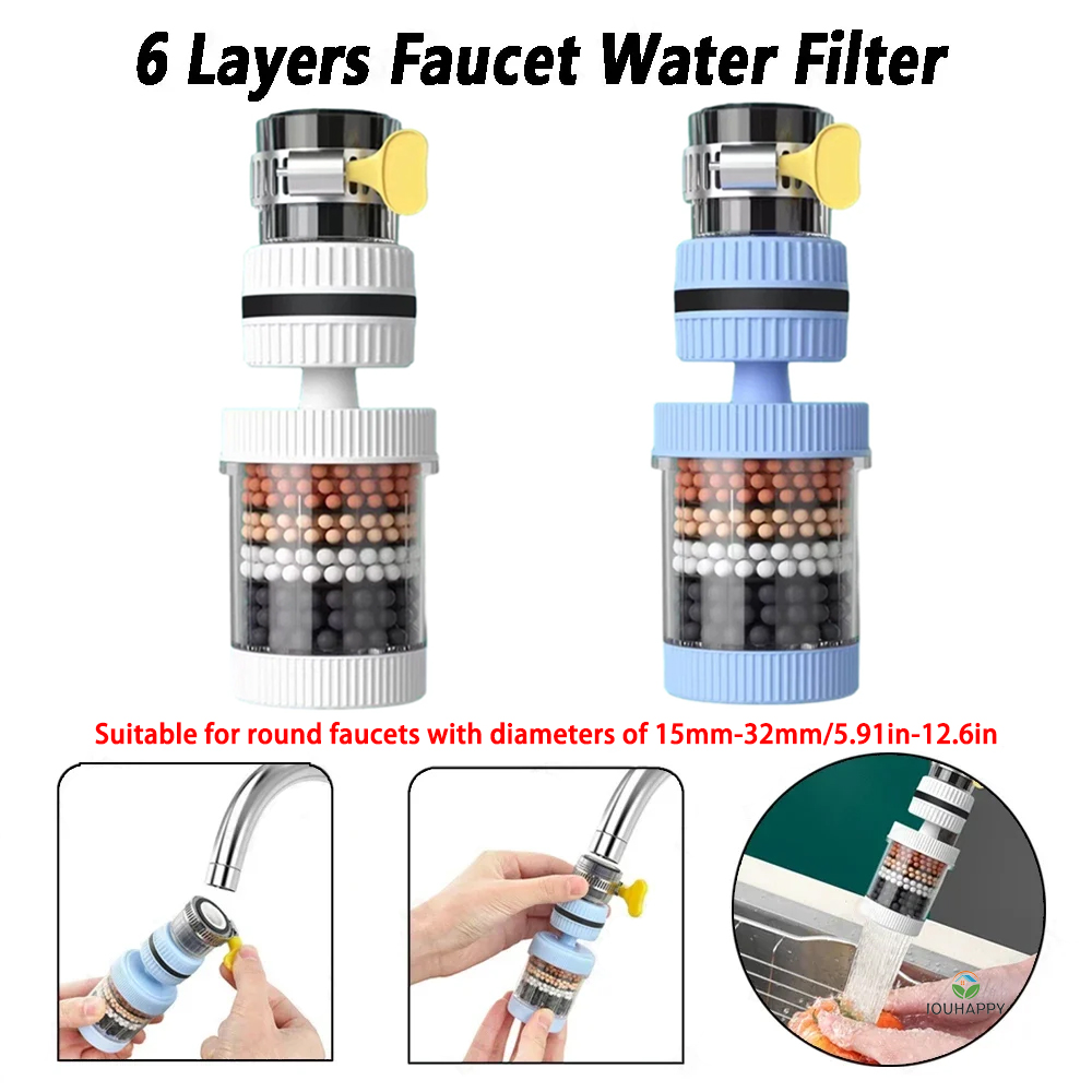 6-lagiger Wasserhahn-Wasserfil – Home Office Bathroom Bewertung und Preis